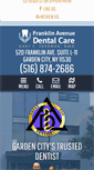 Mobile Screenshot of franklinavenuedentalcare.com